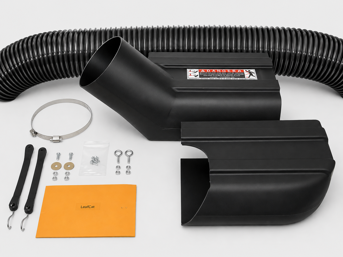 Universal Deck Boot + Chute-Tube + Bridge Clamp + Mounting Accessories