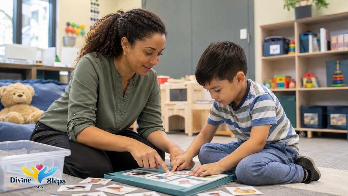 aba-therapist-doing-picture-card-activity-with-young-boy
