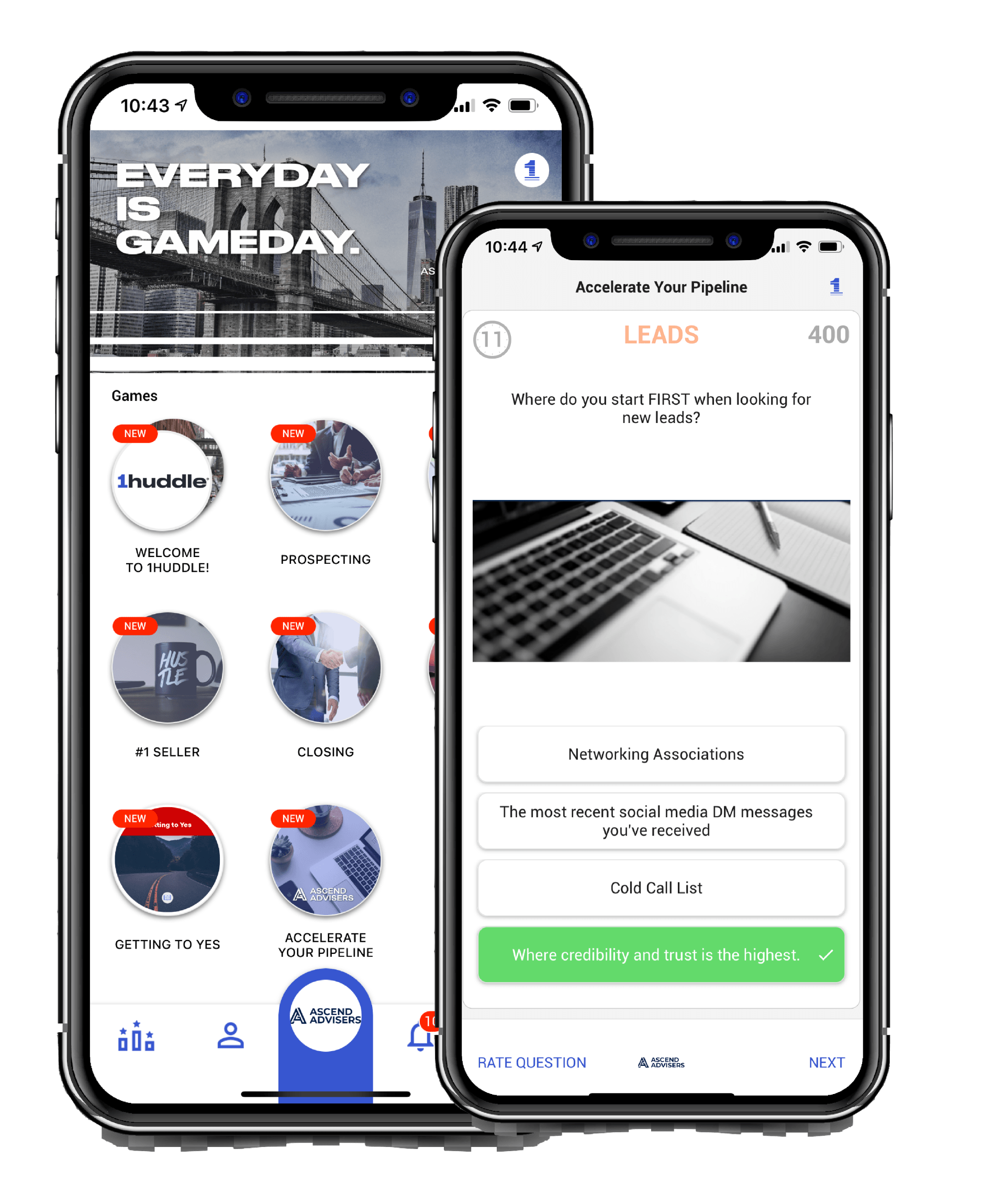 1 Huddle App