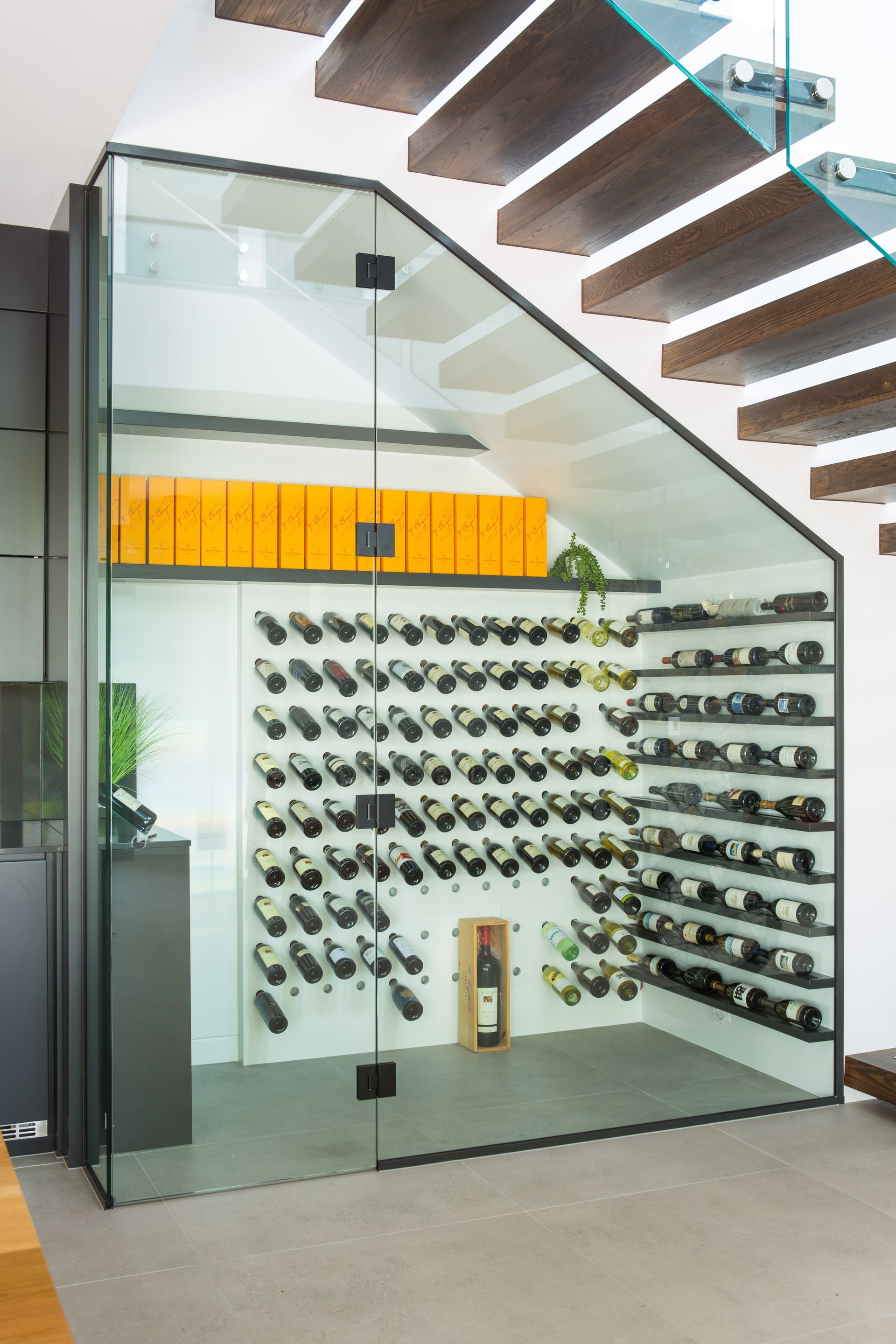 Wine Cellar Under The Stair — Brisbane, QLD — Euroglass Australia