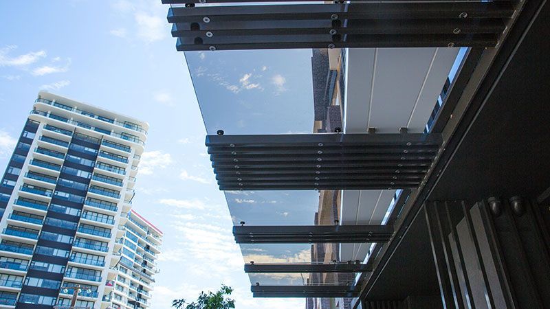 Building Outdoor Glass Ceiling— Brisbane, QLD — Euroglass Australia
