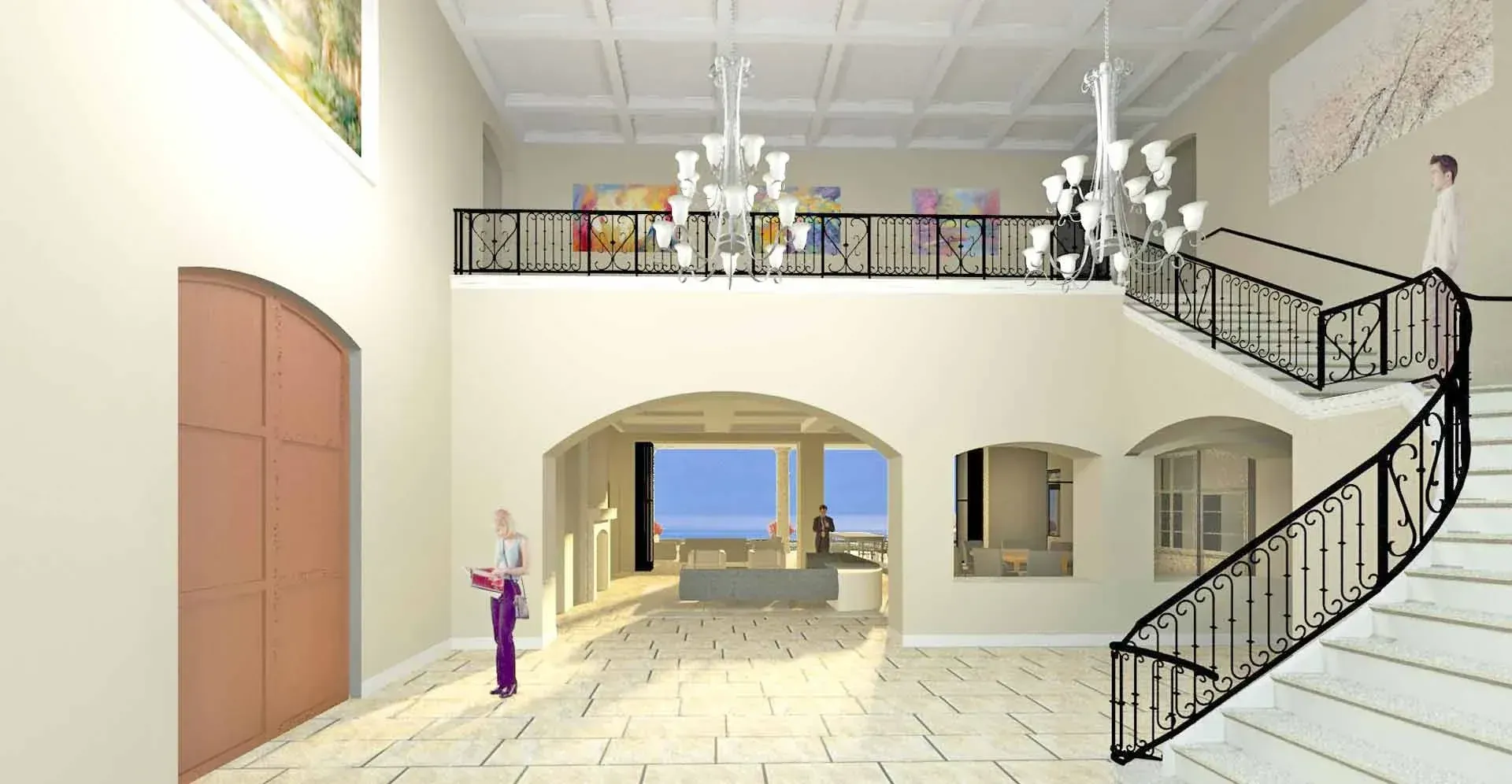 Malibu-House-Foyer-View