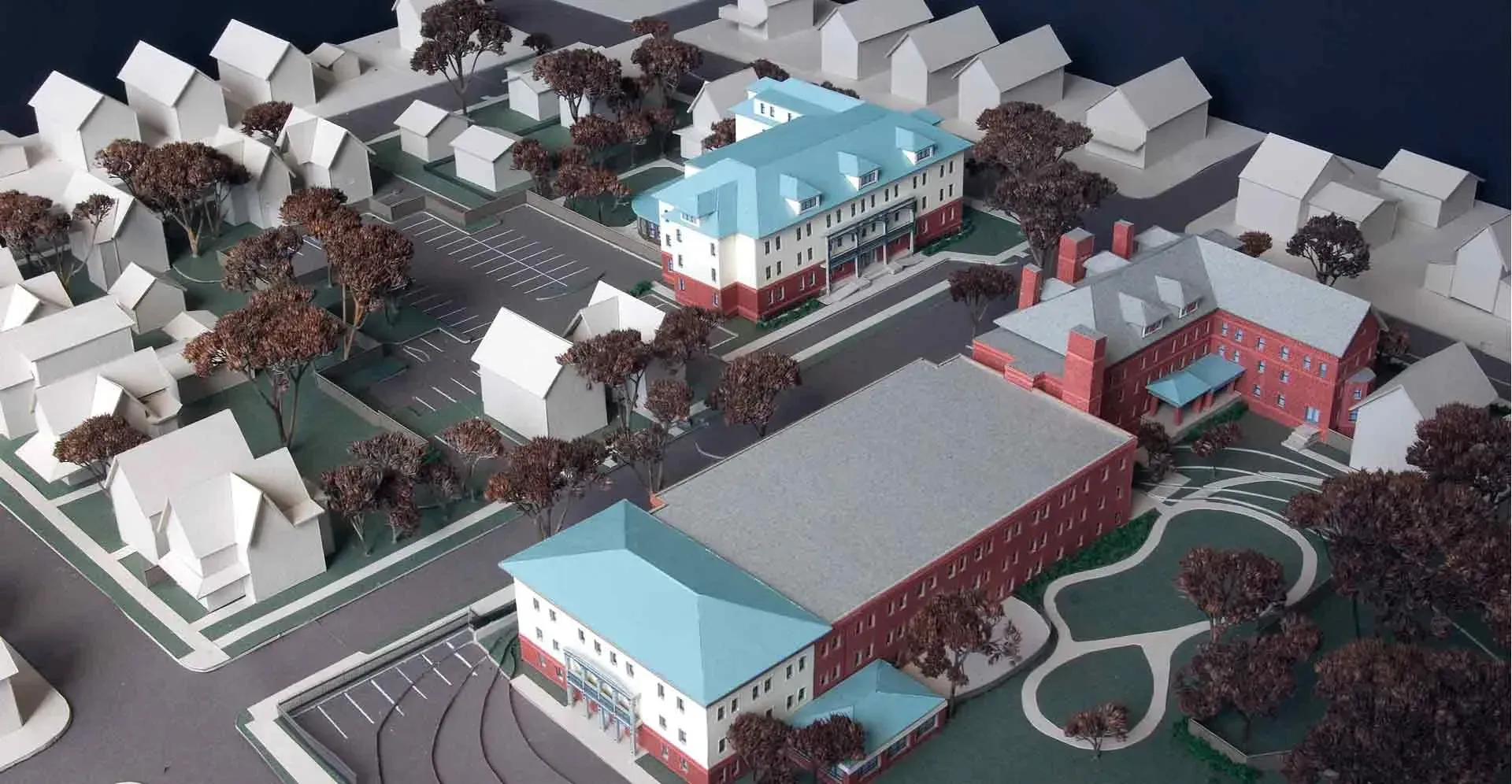 Mary-Wade-Skilled-Nursing-Facility-Master-Plan-Model-Birdseye-View