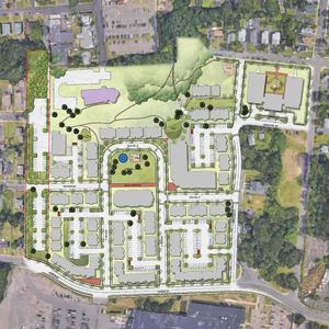 An aerial view of New Britain Plan