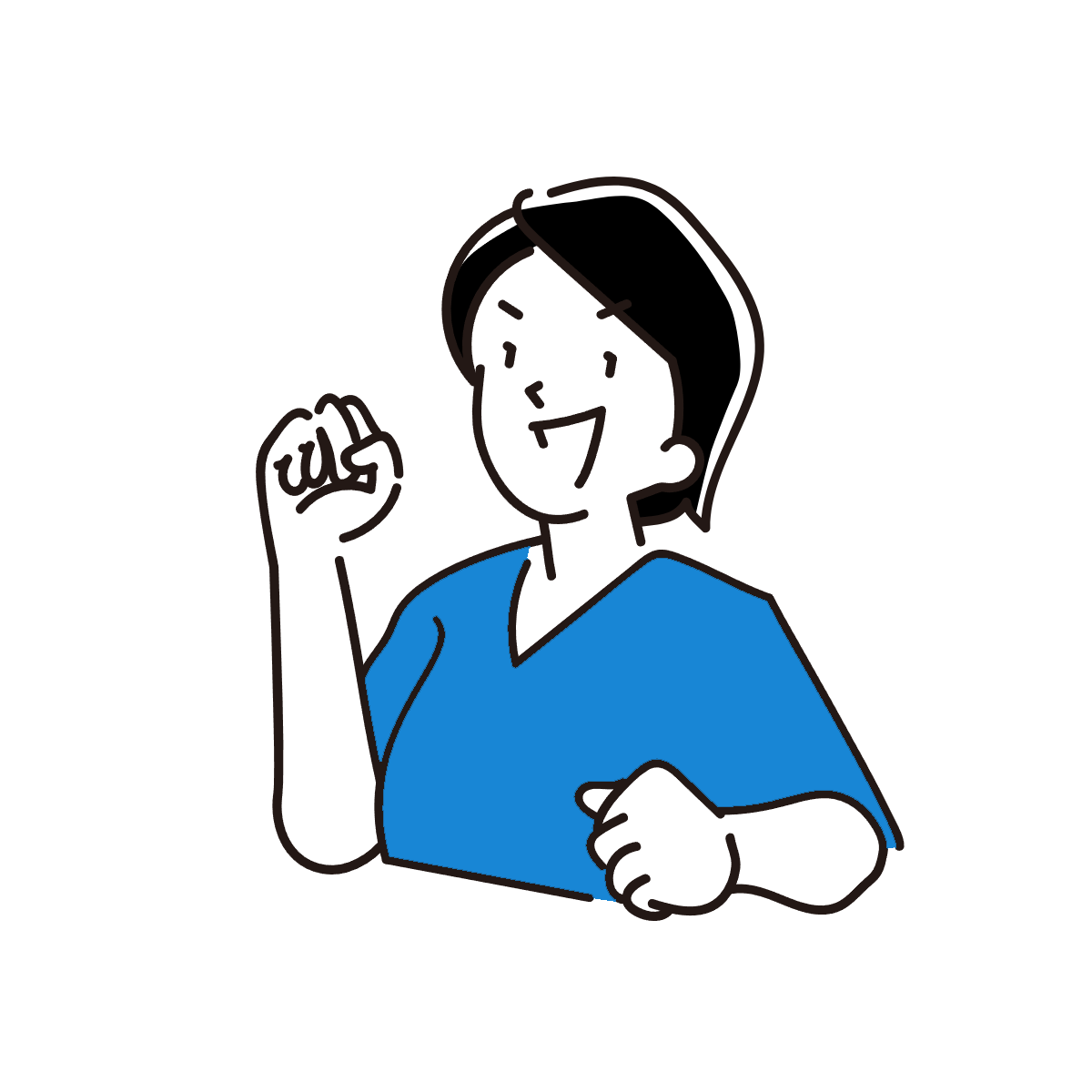 Woman cheer