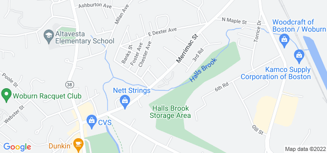 Map of business location