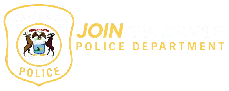 Police department recruitment logo with a badge and text "Join Police Department."