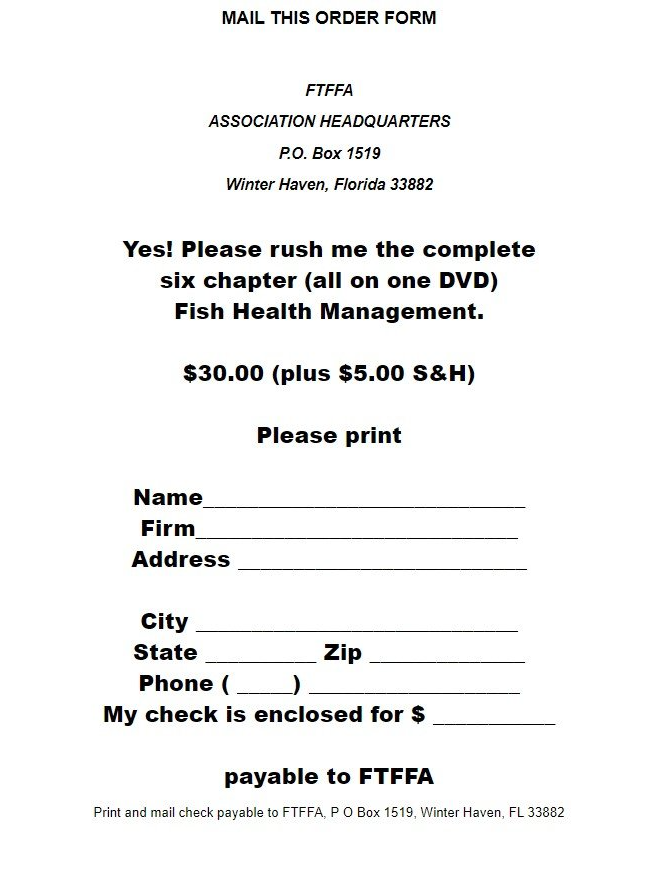 fish health management dvd order form