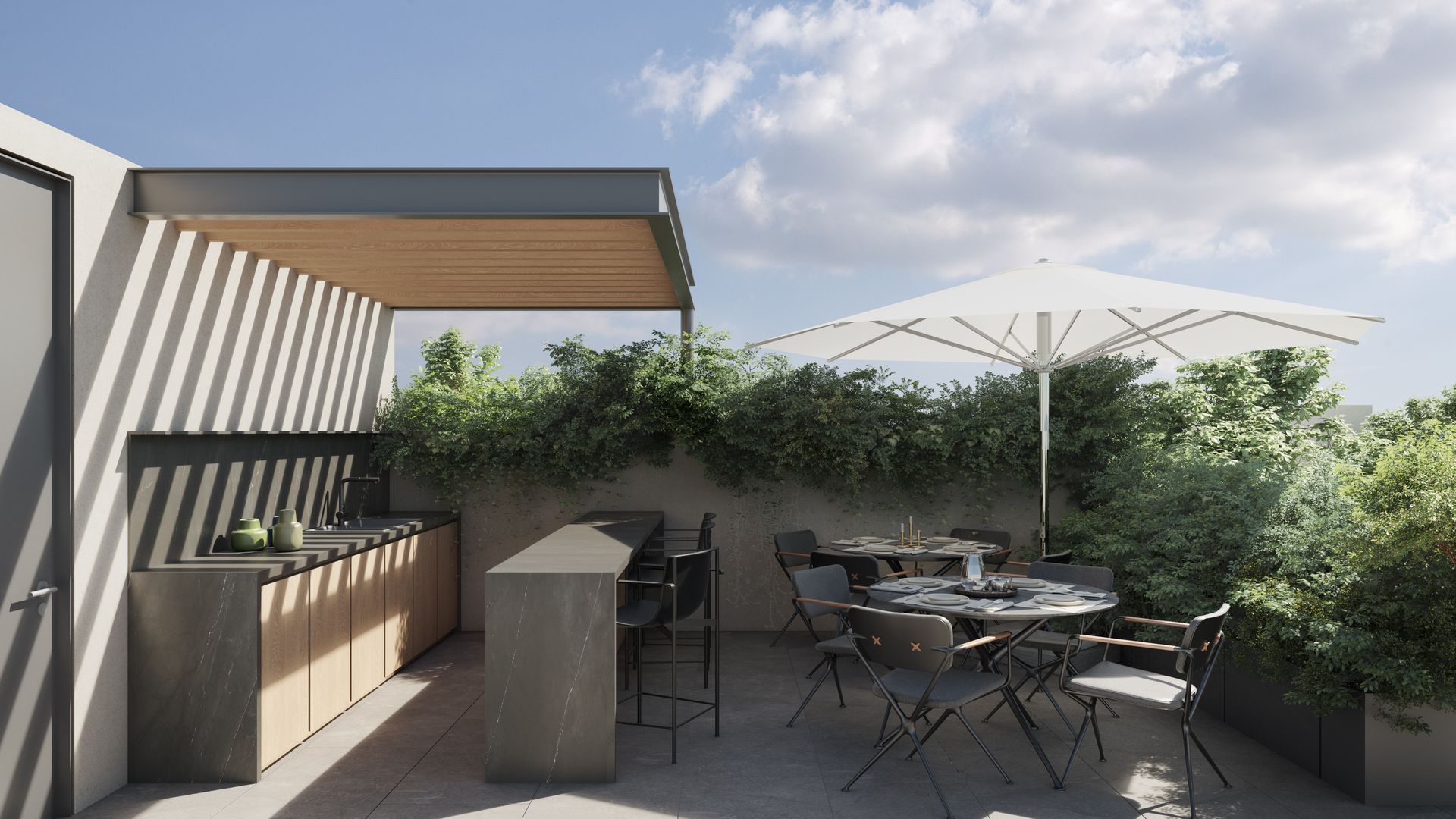 Roofgarden común