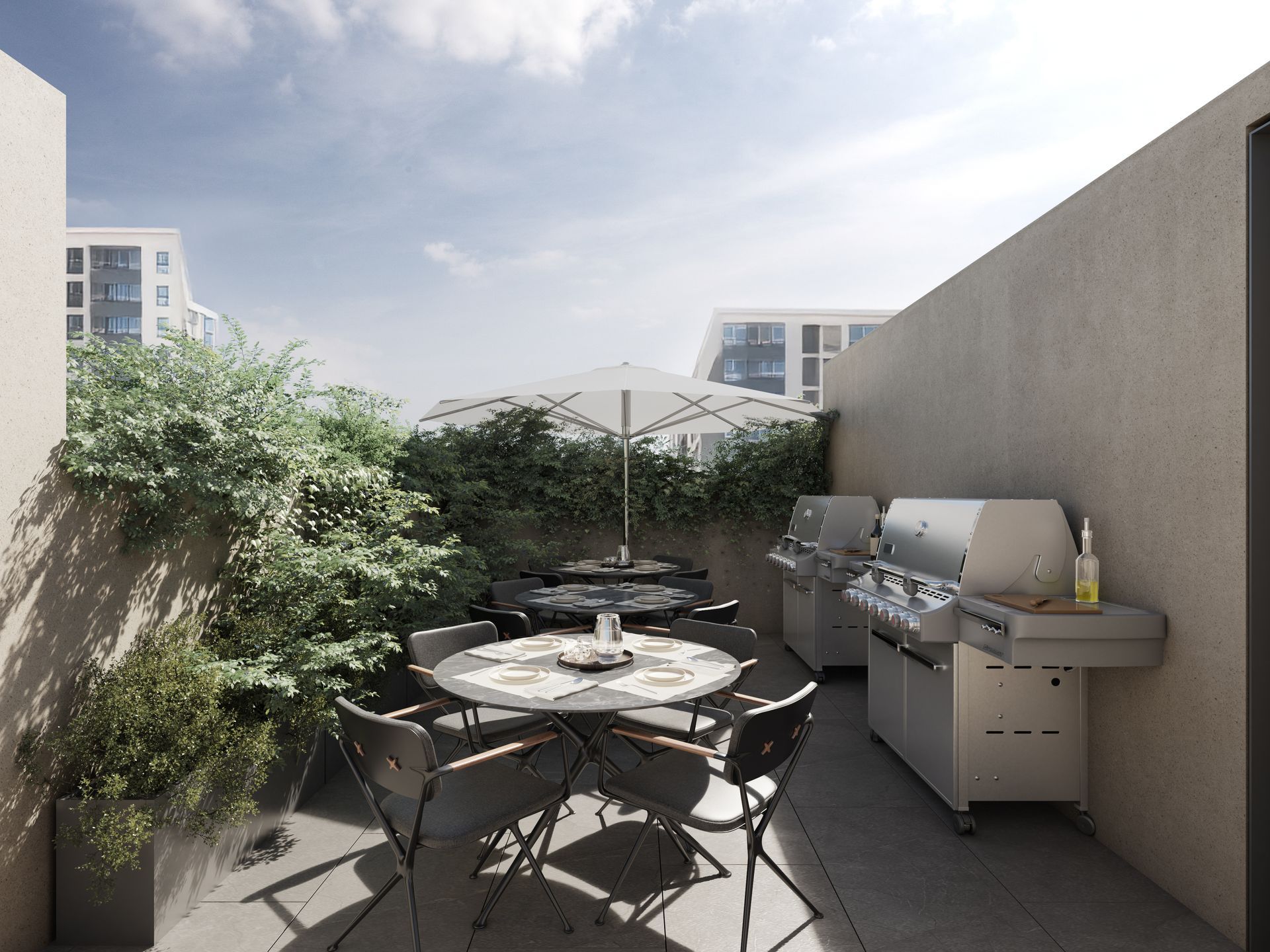 Roof garden común