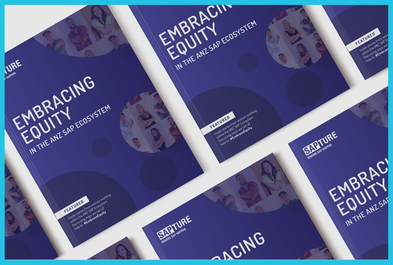 A book titled embracing equity is laying on a table
