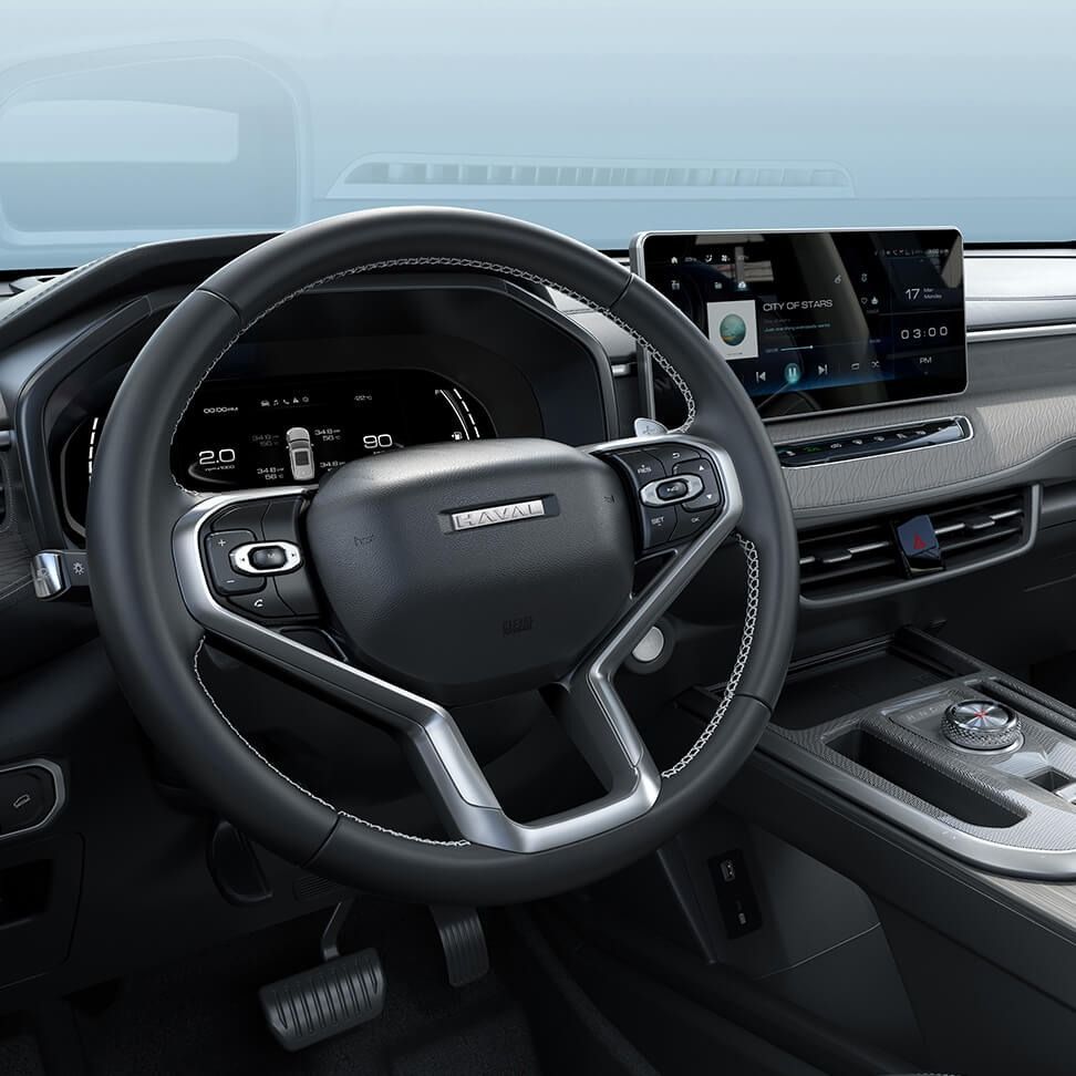 interior y pantalla de Haval Jolion HEV 2026