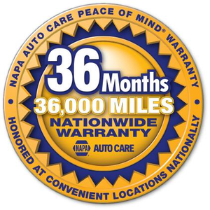 NAPA 36/36 Nationwide Warranty at Holmes Auto Repair in Fort Walton Beach, Fl