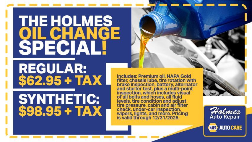 Specials at Holmes Auto Repair in Fort Walton Beach, Fl