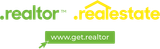 Realtor logo with a green button that says www.get.realtor.
