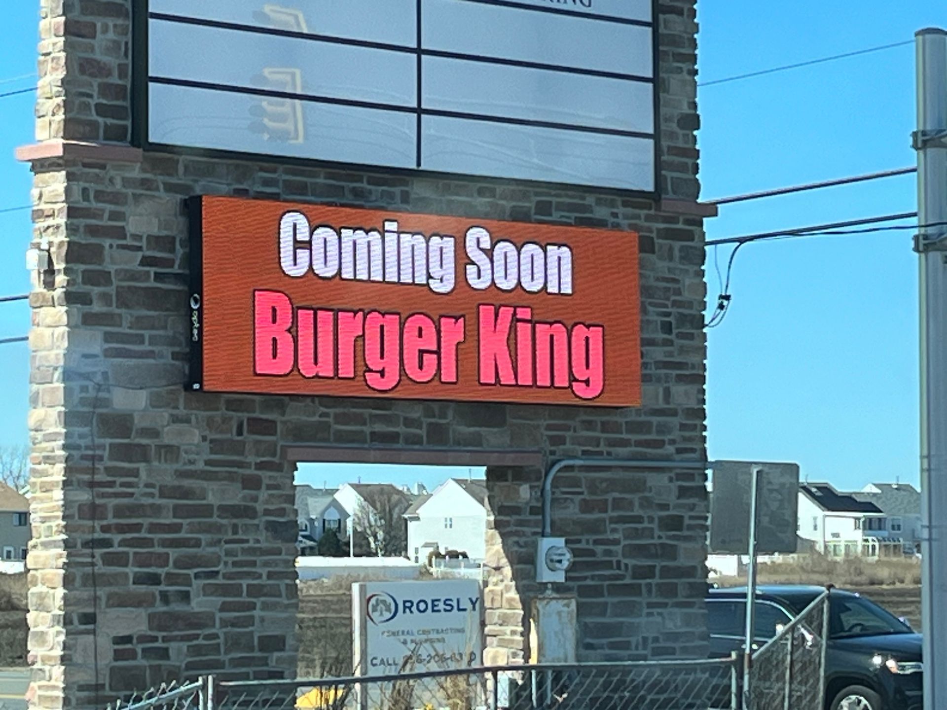 Sign with 