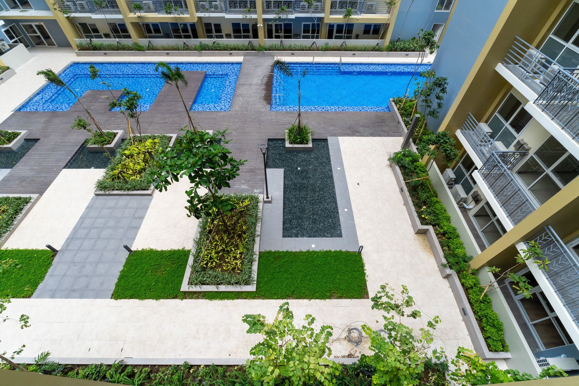 Balcony view of Bayshore Luxe's swimming pool