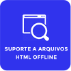 Suporte a arquivos HTML offline Suporte a arquivos HTML offline