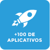 +100 de aplicativos +100 de aplicativos