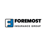 Foremost Insurance Group logo with blue and black stylized “F” on white background