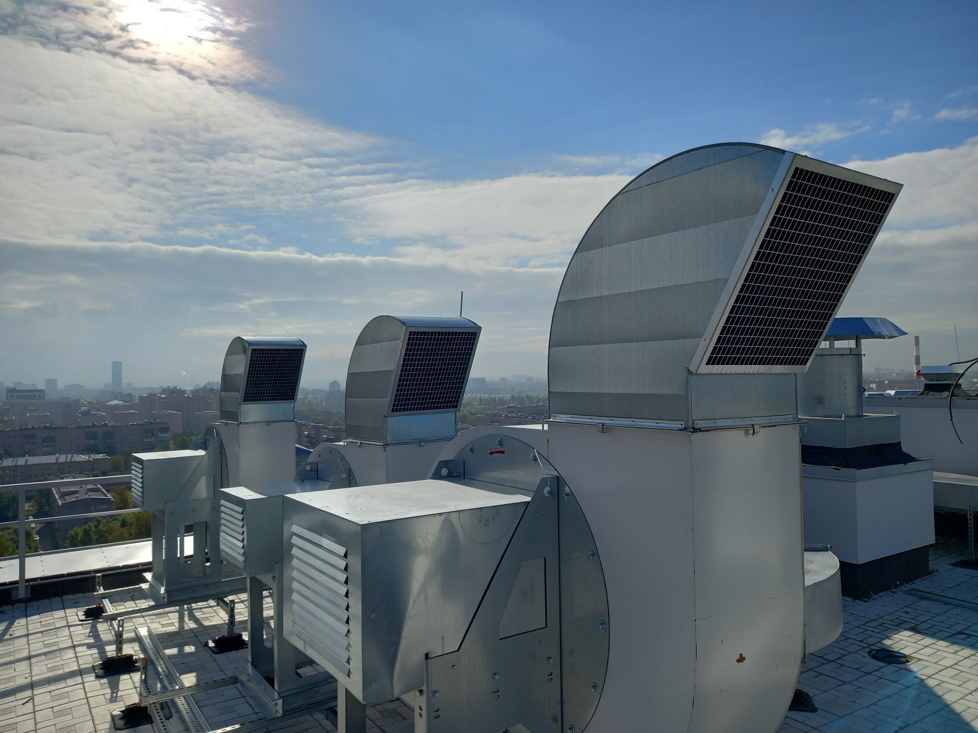 ventilation system of multi-storey buildings