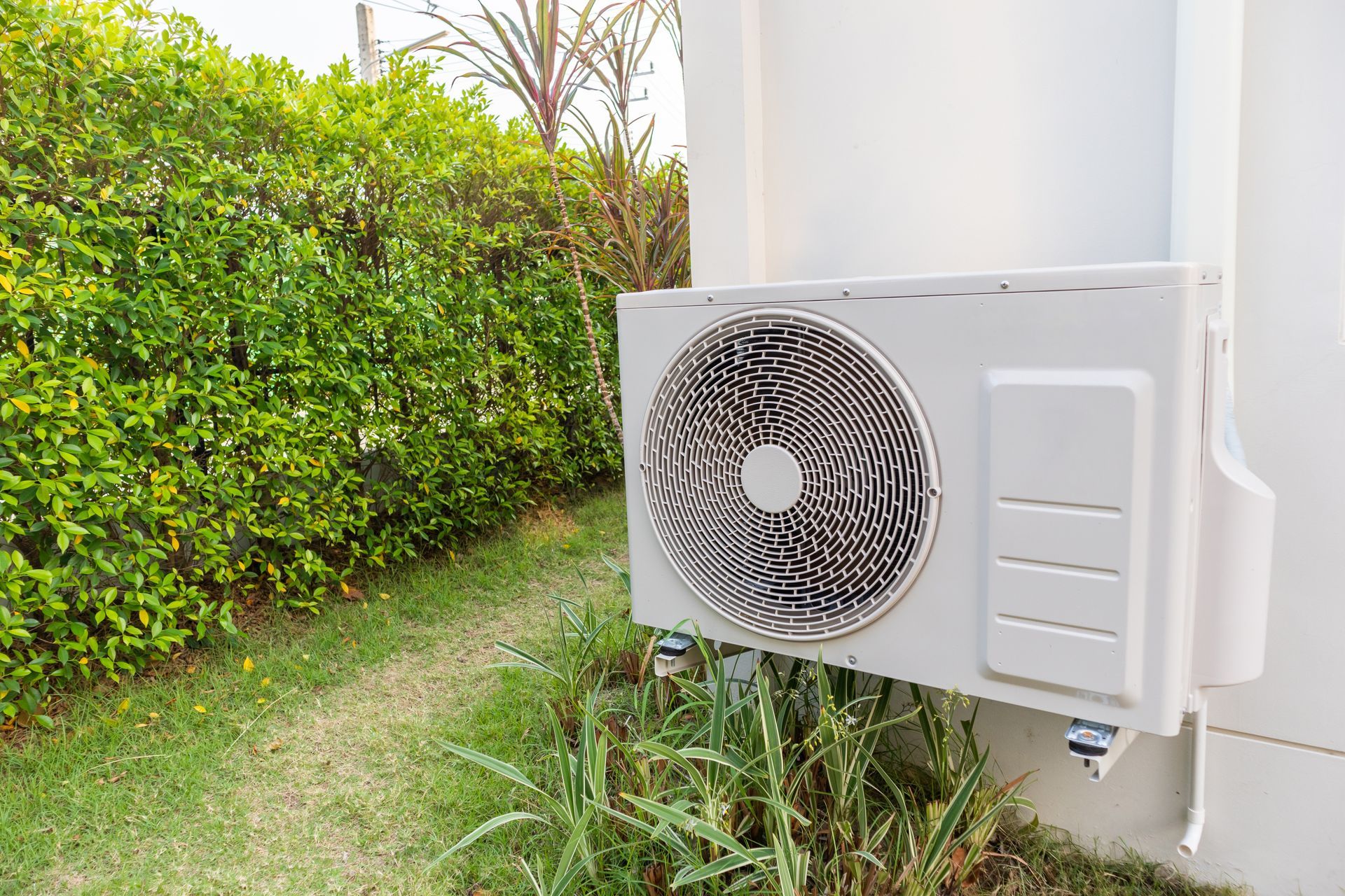 Air condition outdoor unit compressor install outside