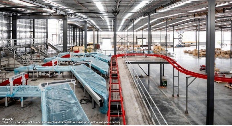 Australia post distribution centre