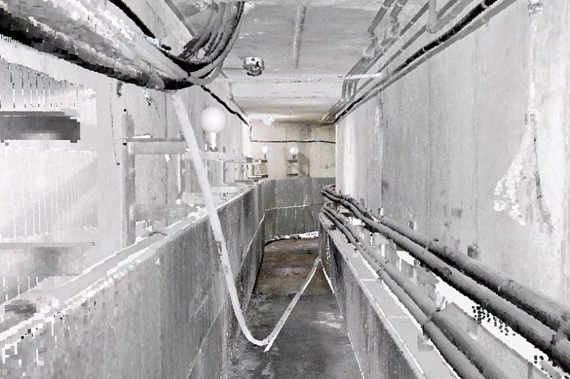 3D laser scan of the Celestial Avenue substation
