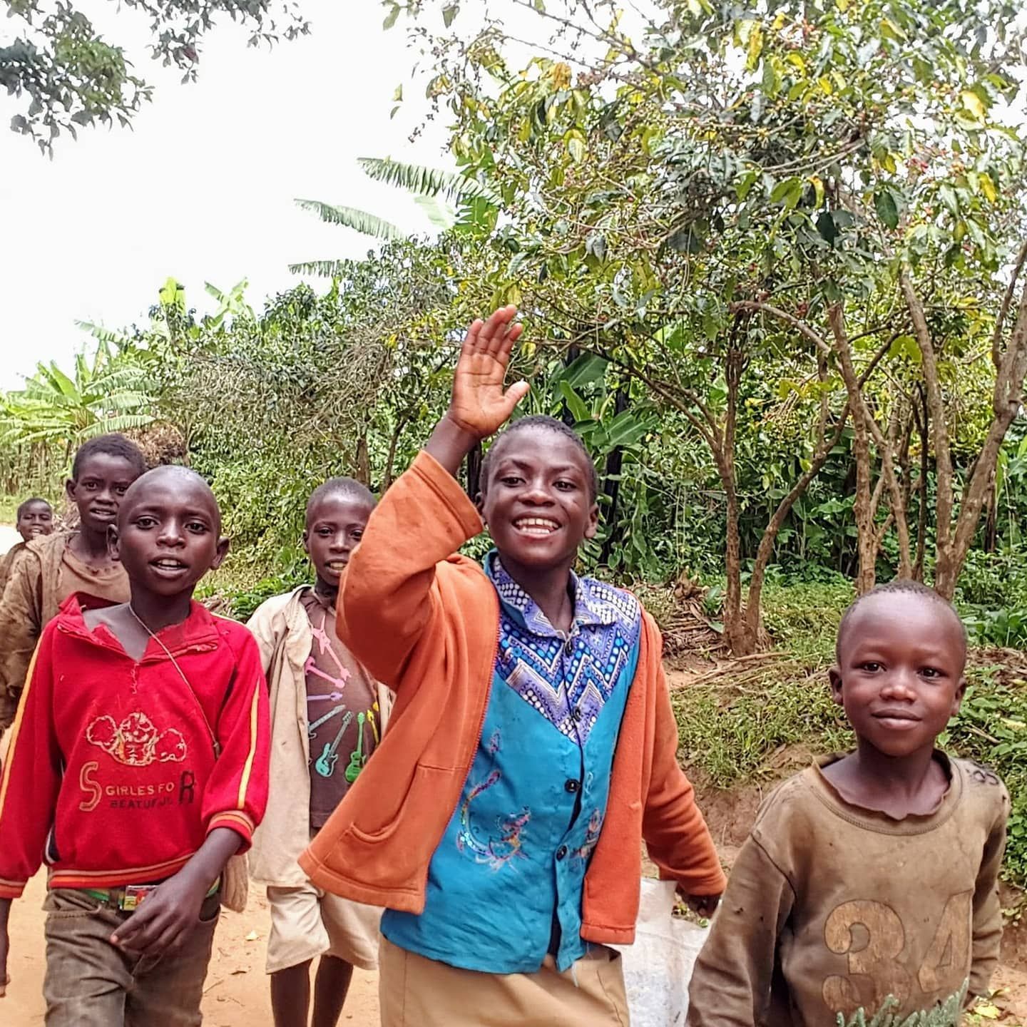 A Group of Children. Through Three Story Coffee's Long Miles Partnership, We Support Burundi Farmers
