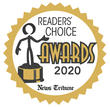 Three Story Coffee Earned a Reader's Choice Award in 2020 for the News Tribune as Best Coffeehouse.