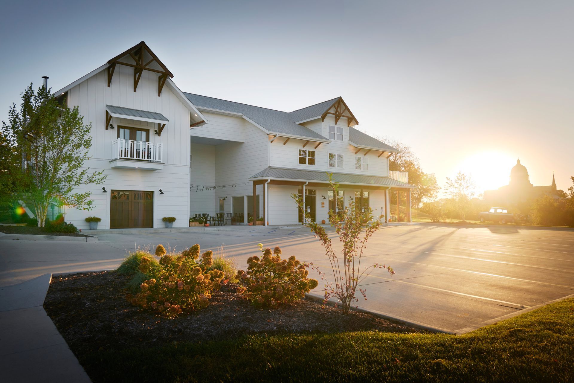 Exterior View of Three Story Coffee in Jefferson City, MO, Where Private Event Spaces Are Available