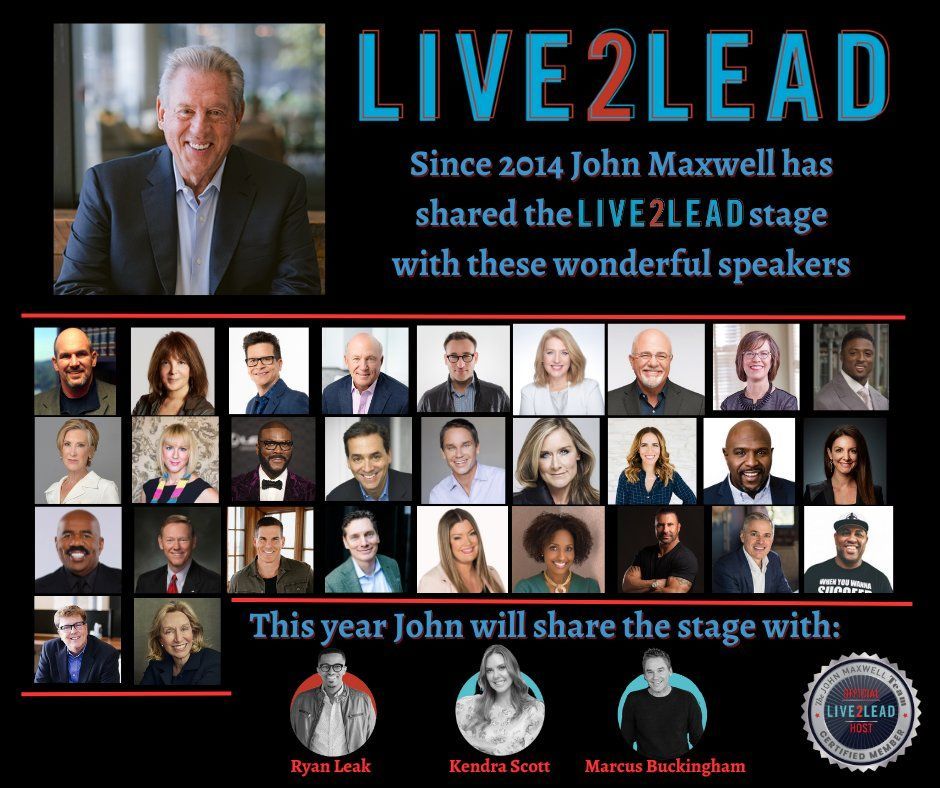 Live2Lead With John C. Maxwell and other Speakers Live2Lead With John C. Maxwell and other Speakers