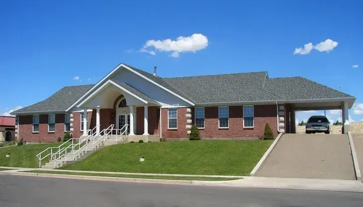 Exterior of a modern, welcoming funeral home