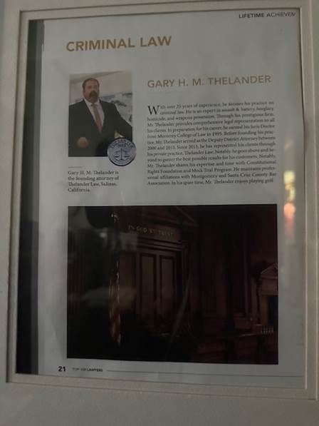 Framed document:
