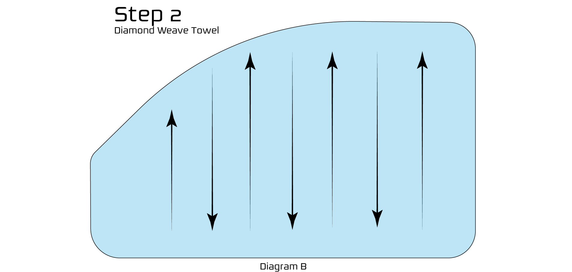 A drawing of a window with arrows pointing in different directions.