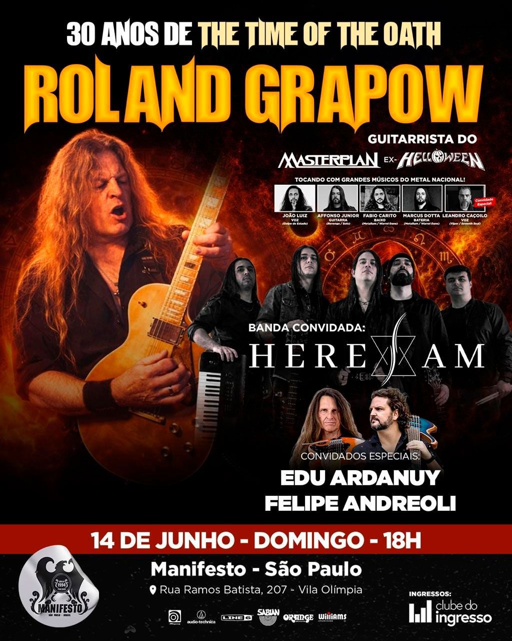 roland grapow no brasil