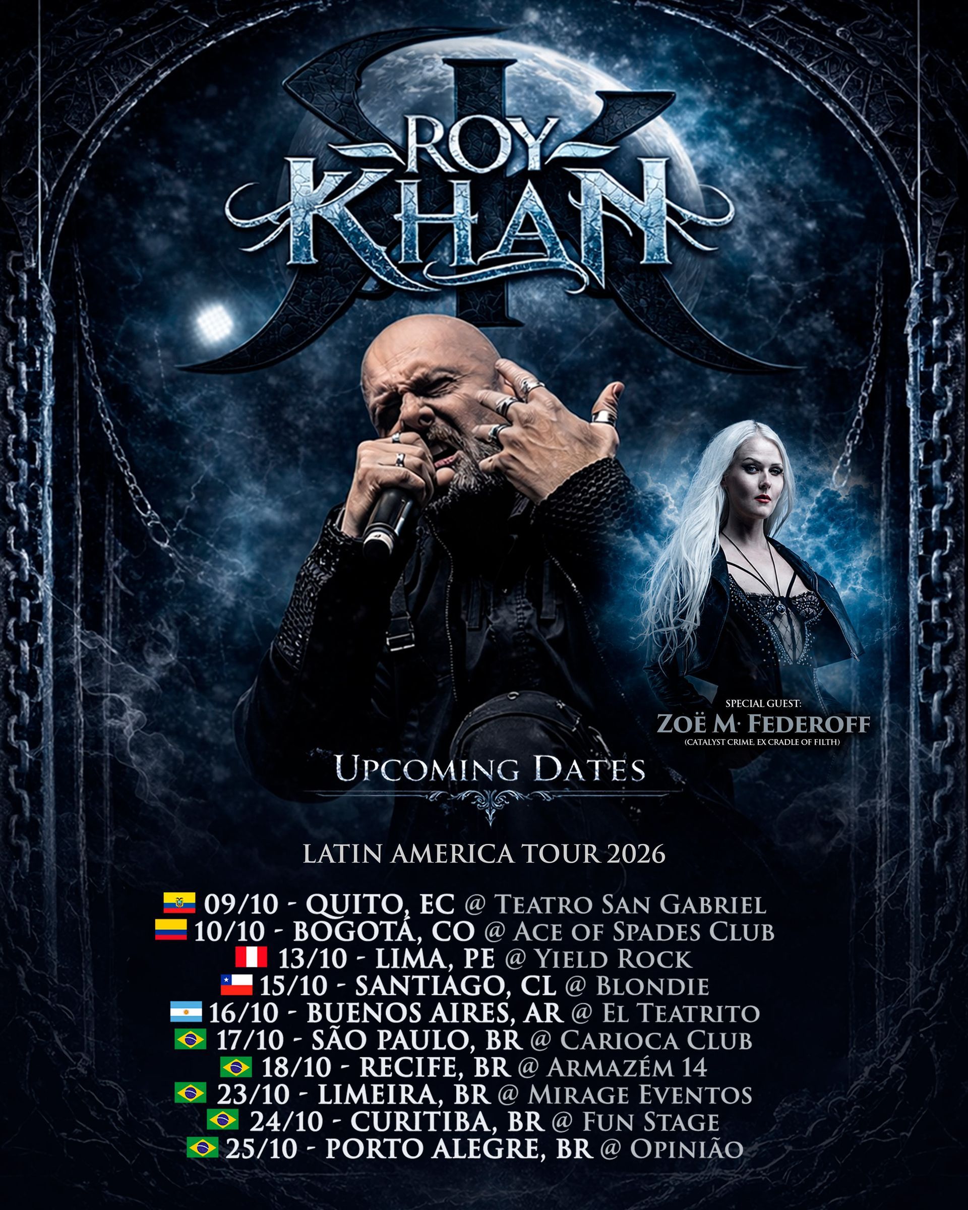 roy khan no brasil