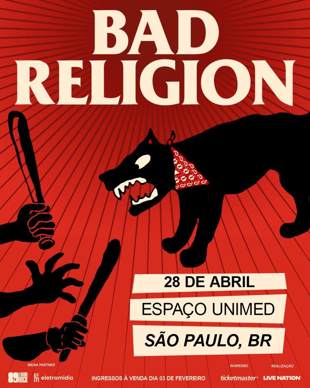 bad religion no brasil