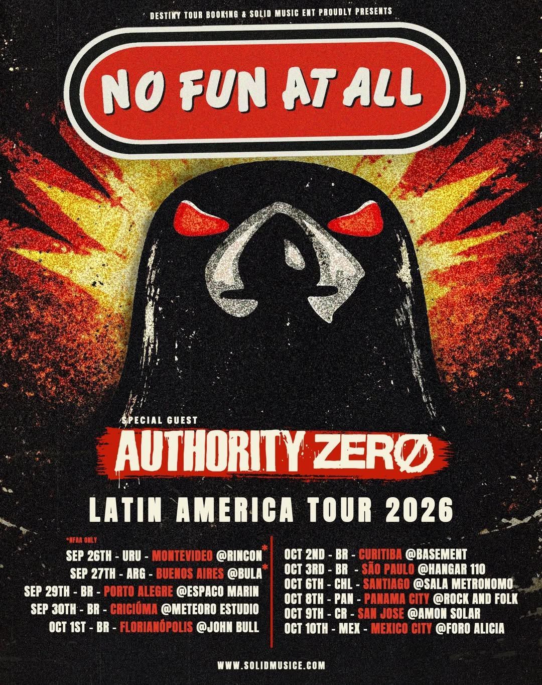 no fun at all e authority zero no brasil