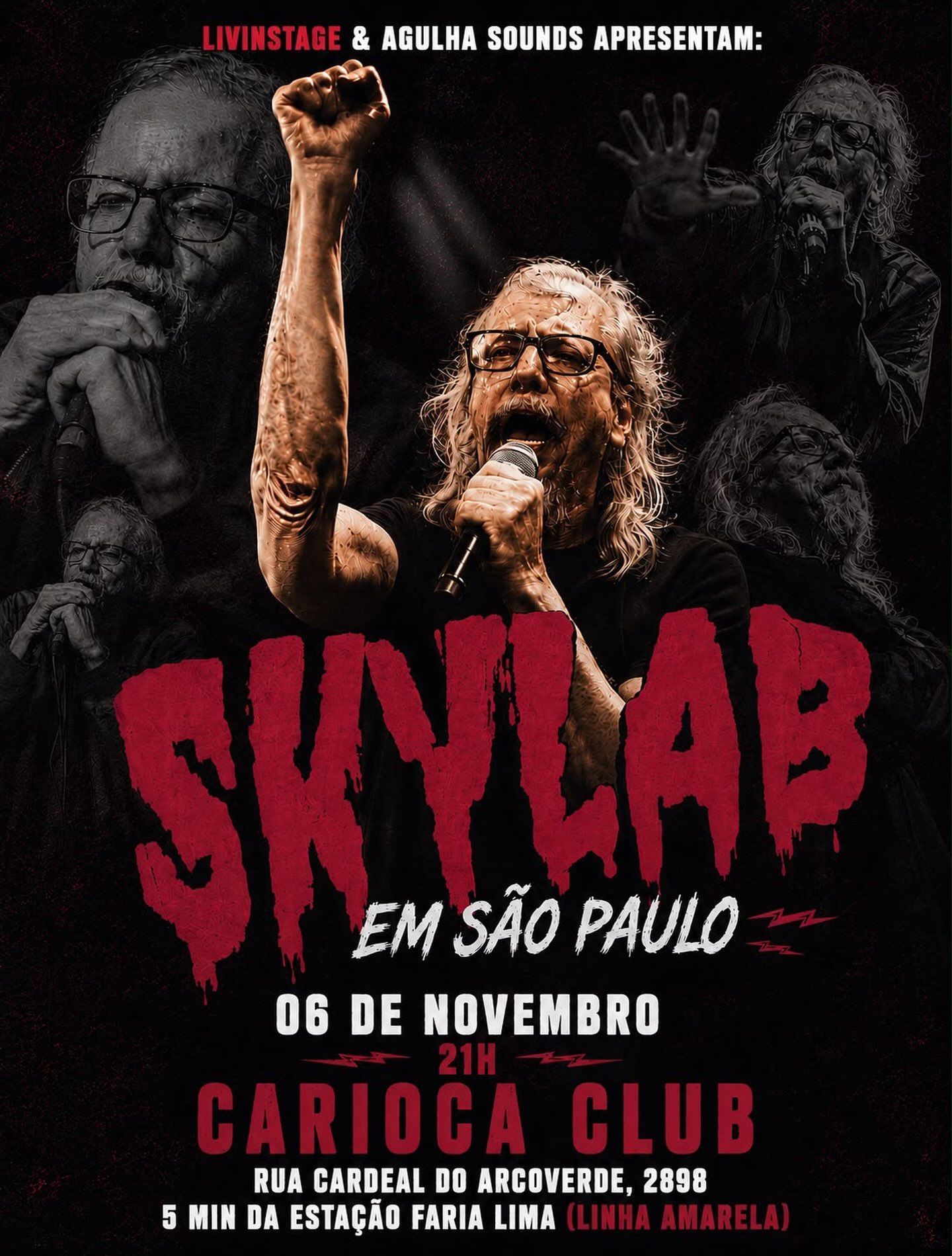 Rogério Skylab leva sua mistura de rock e experimentalismo ao Carioca Club em novembro
