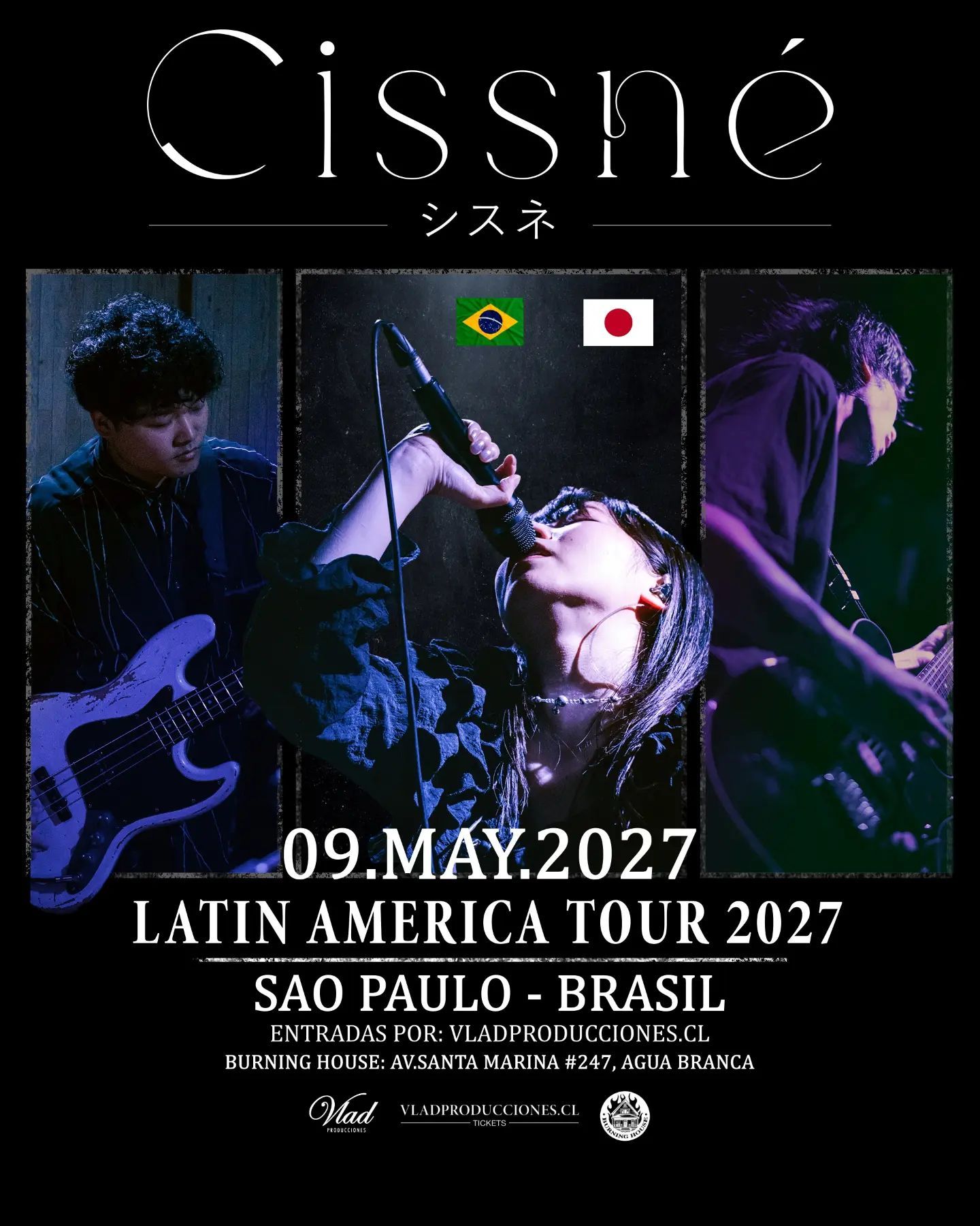 Cissné fará estreia no Brasil com show único em São Paulo em 2027
