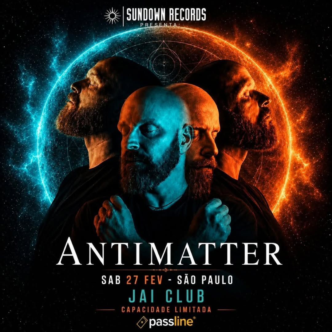 Antimatter anuncia primeira apresentação em São Paulo para fevereiro de 2027