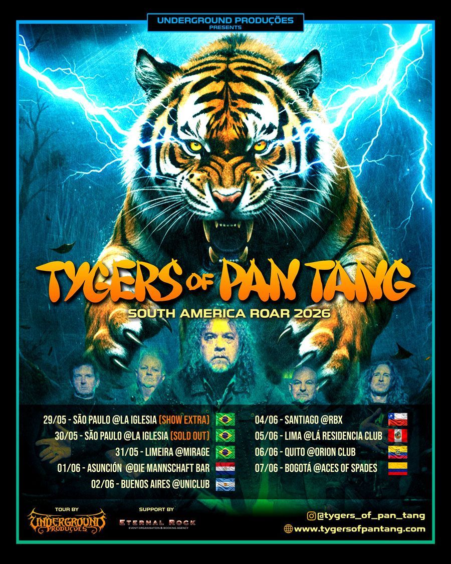 Tygers of Pang Tang no Brasil