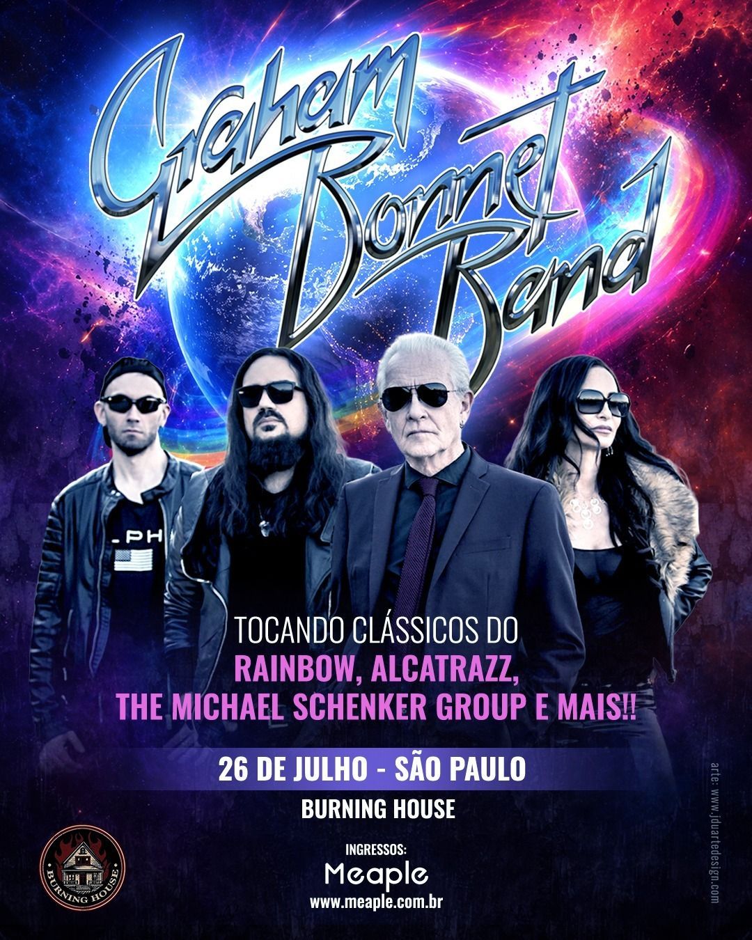 Graham Bonnet retorna ao Brasil para show único neste domingo em São Paulo