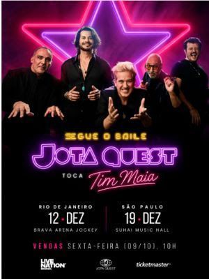 Jota Quest anuncia festa-show “Segue o Baile” em São Paulo e no Rio de Janeiro