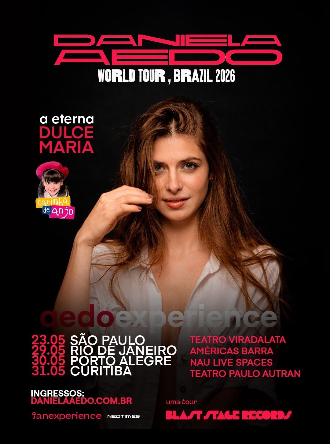 daniela aedo no brasil