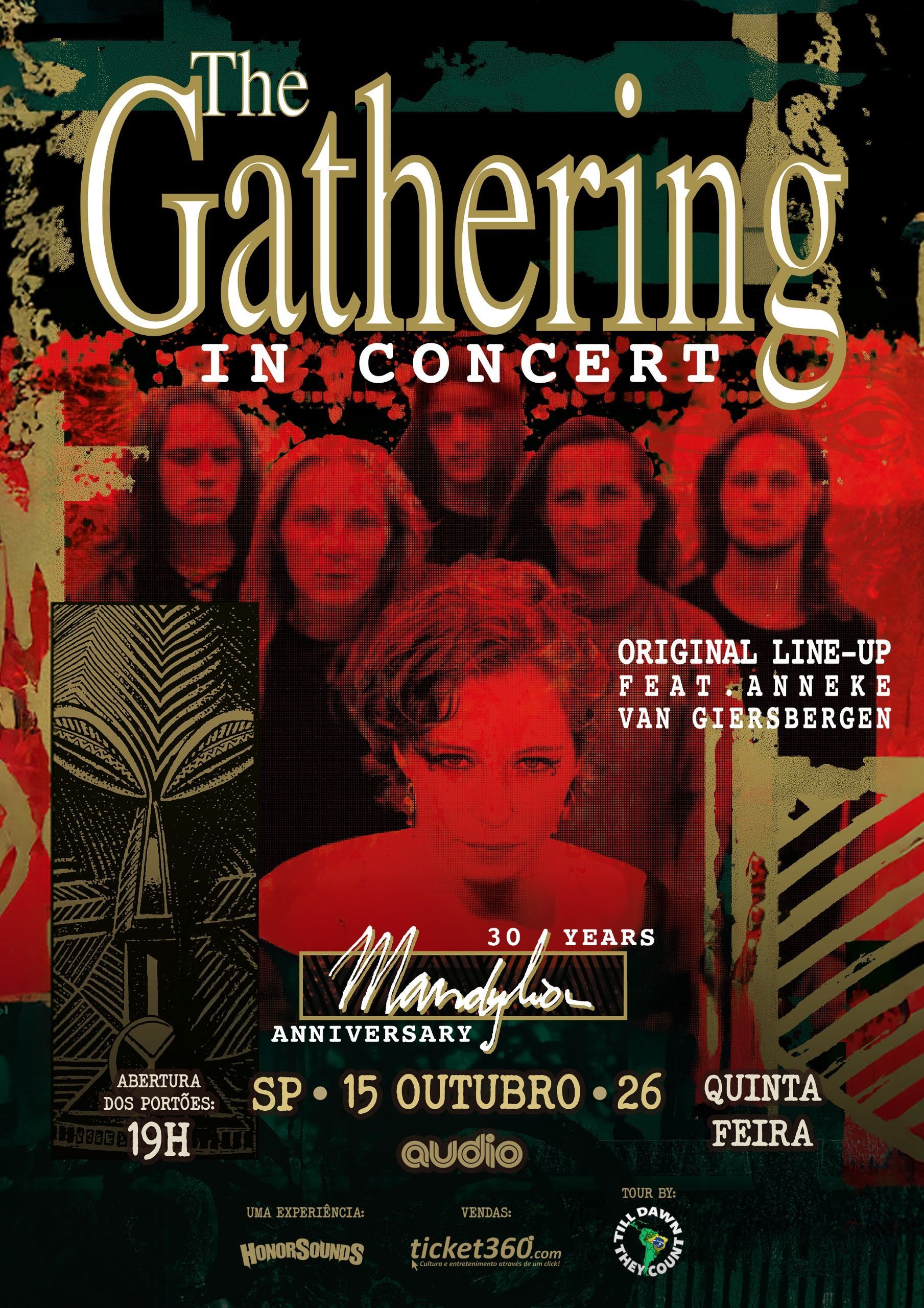 The Gathering se aproxima de São Paulo para celebrar 30 anos de Mandylion
