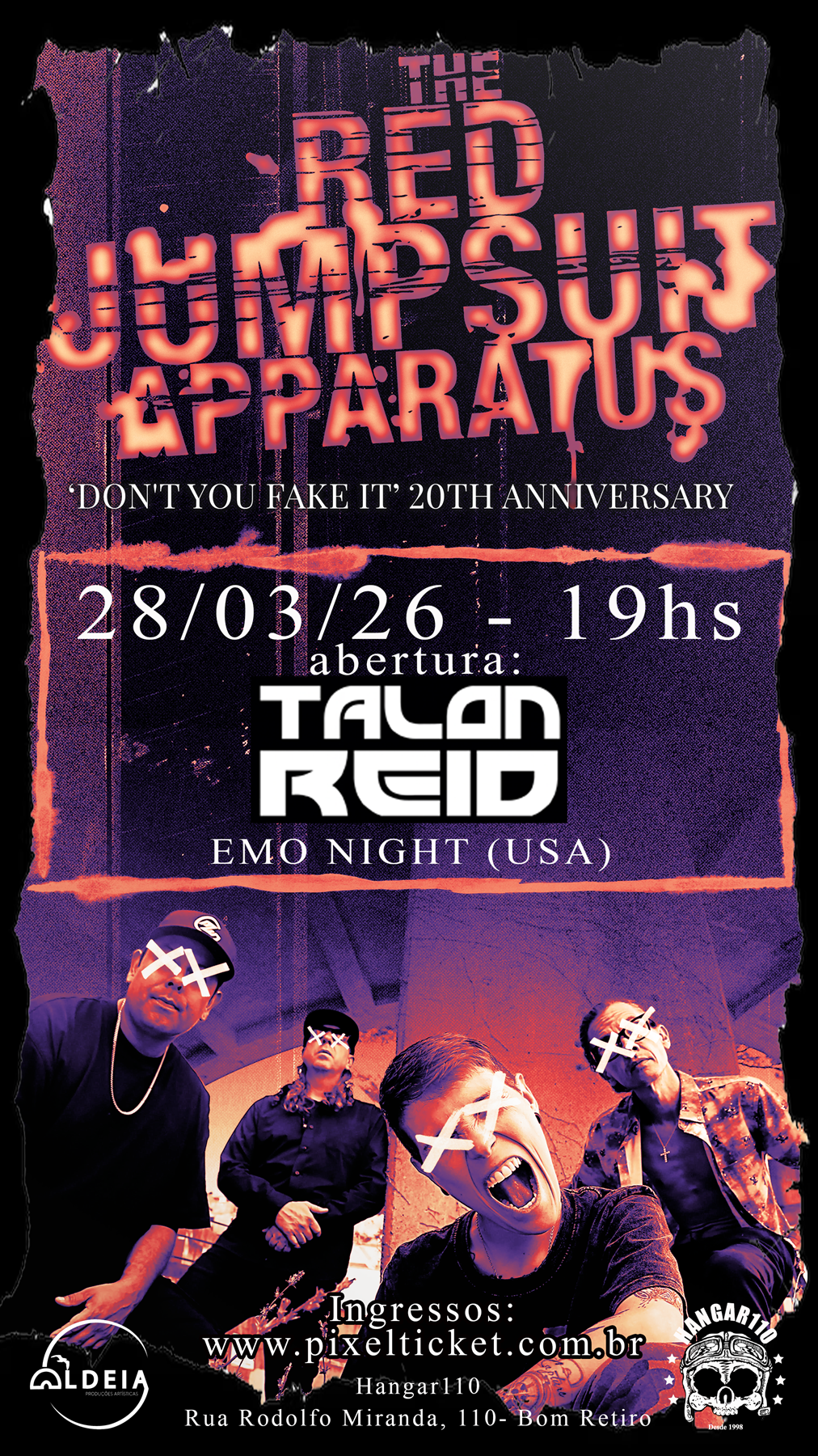 the red jumpsuit apparatus no Brasil