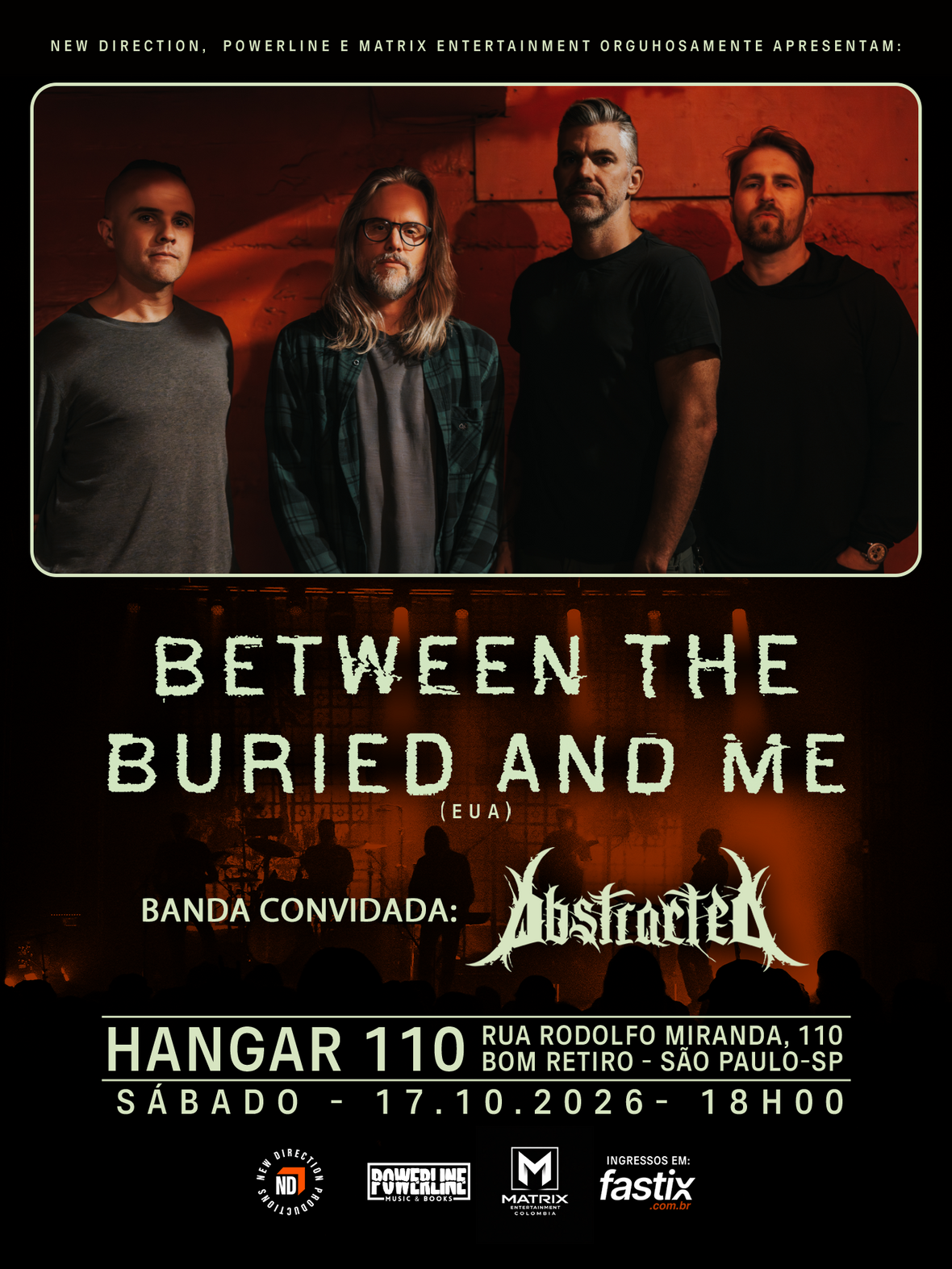 between the buried and me no brasil