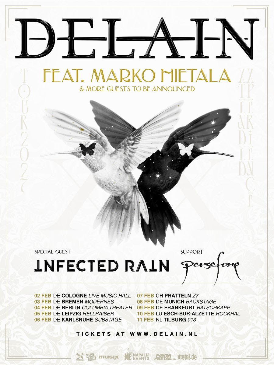 Delain anuncia nova fase criativa com participações de Marko Hietala e ...
